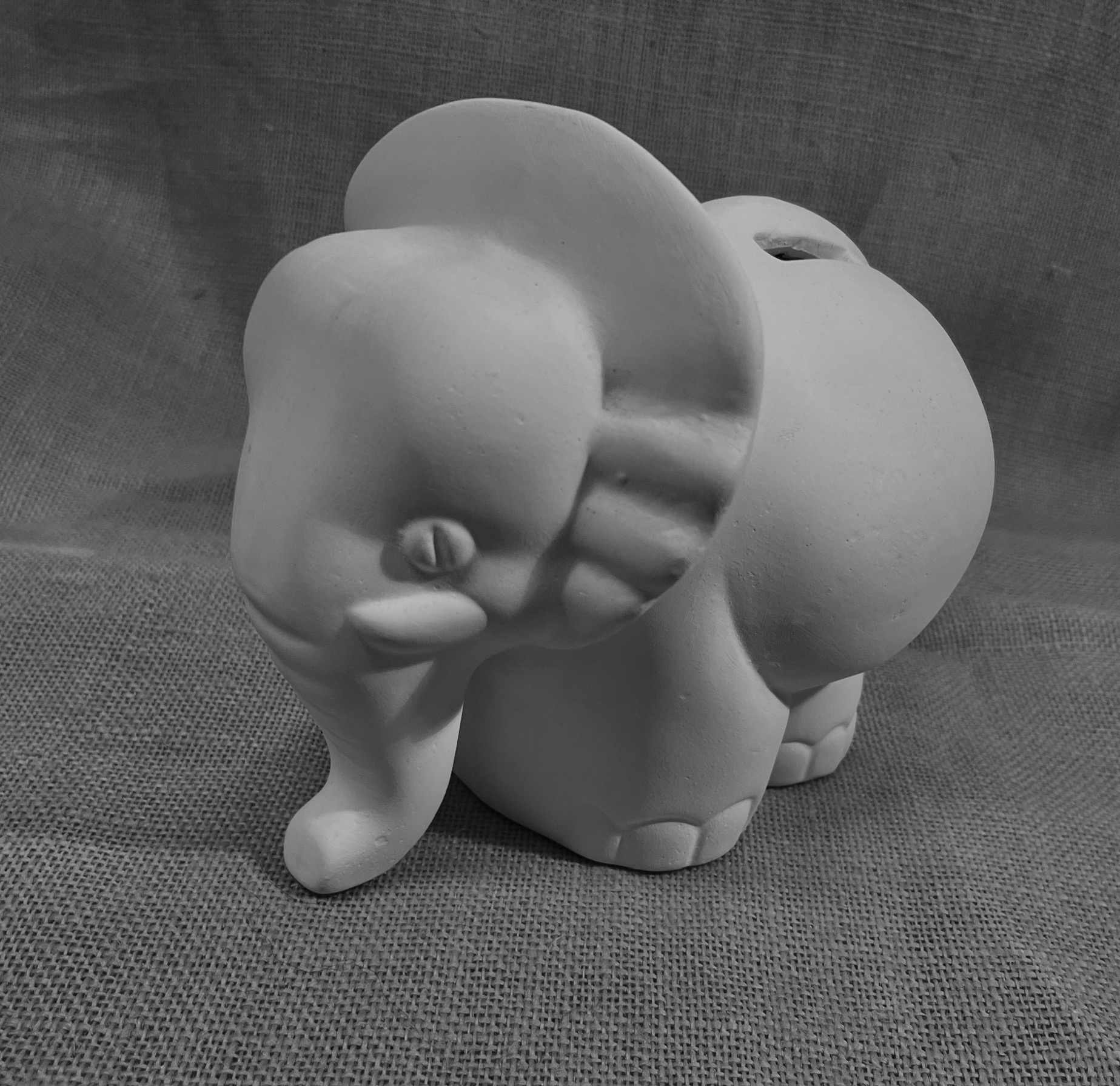 Keramik Spardose Elefant