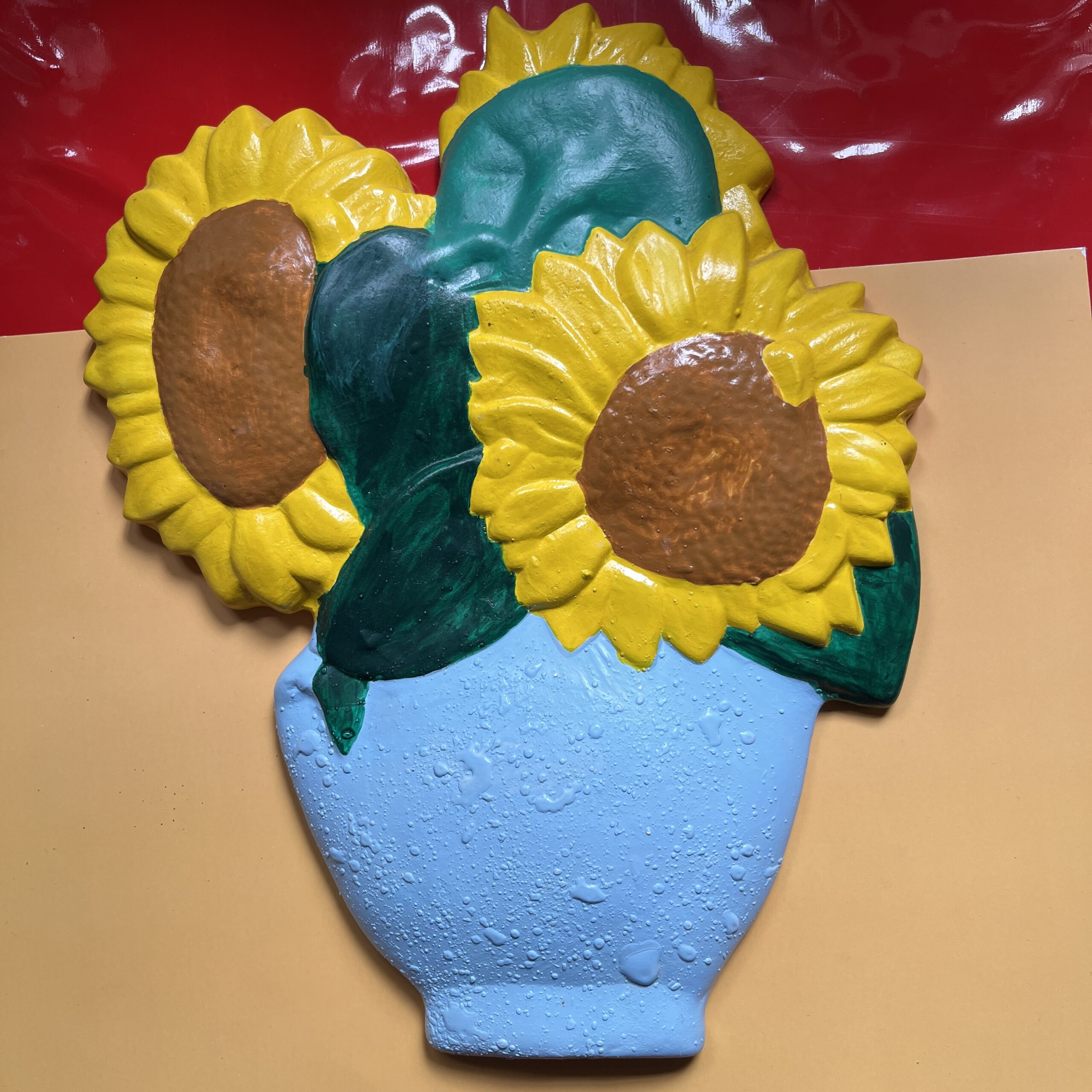Keramik Sonnenblumen